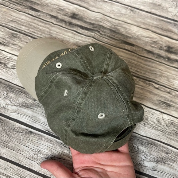 Get Out and Hike Embroidered Cap Hat Vintage Perrin 100% Cotton - Picture 5 of 9